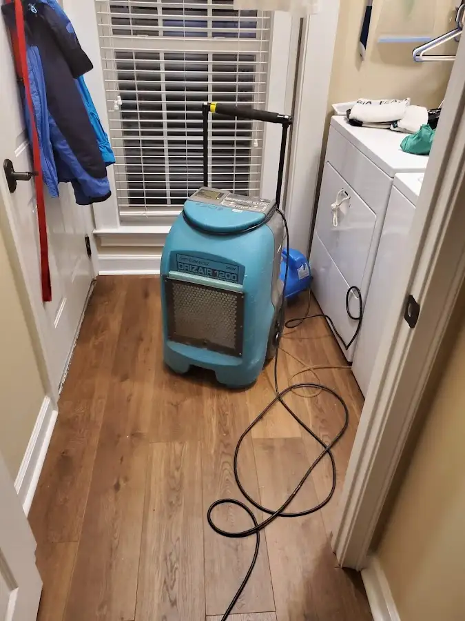 Commercial dehumidifier deployed for Flood Damage Cleanup in Safety Harbor